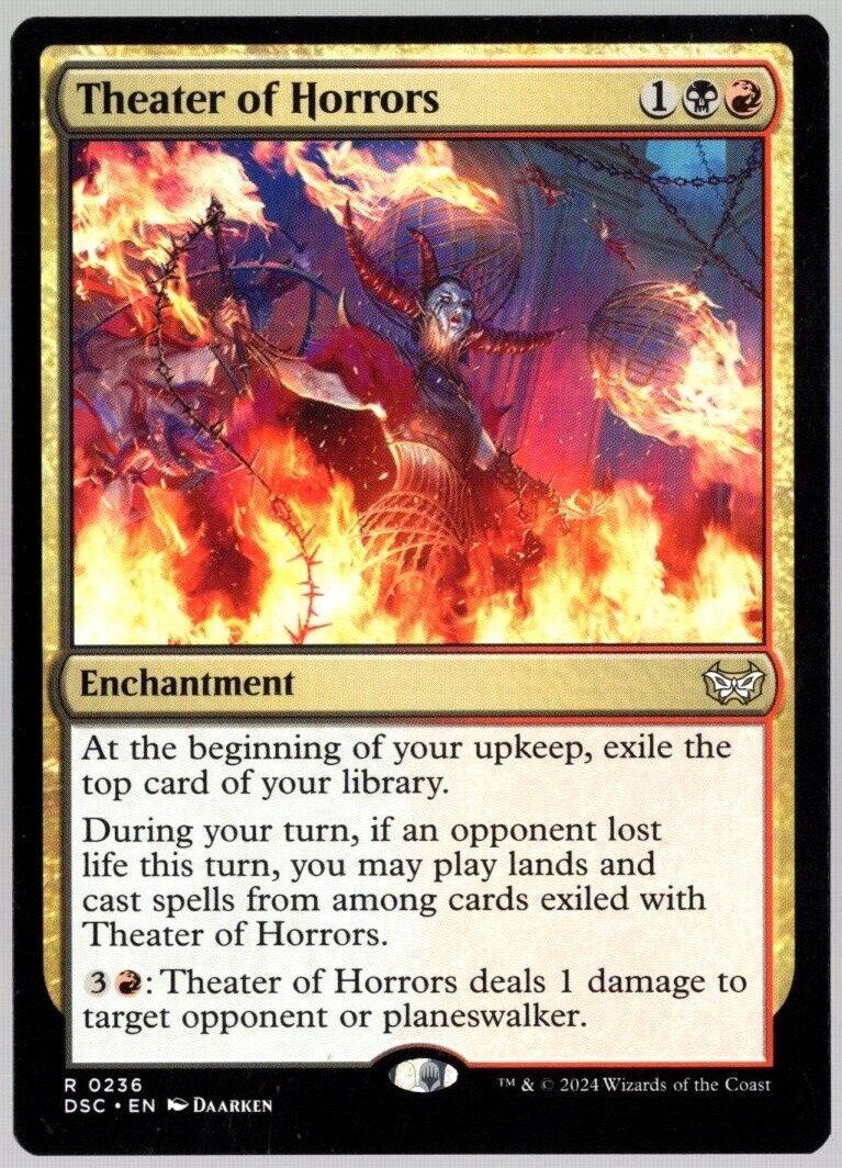 Theater of Horrors 0236 Non Foil Rare Duskmourn MTG Near Mint