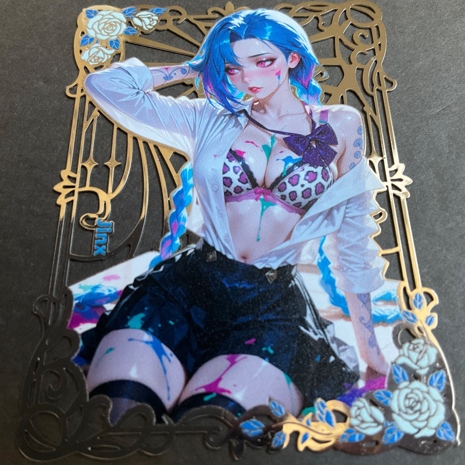 Goddess Story Gold METAL Card – Random Serial Number #/100! Jinx Anime Bikini