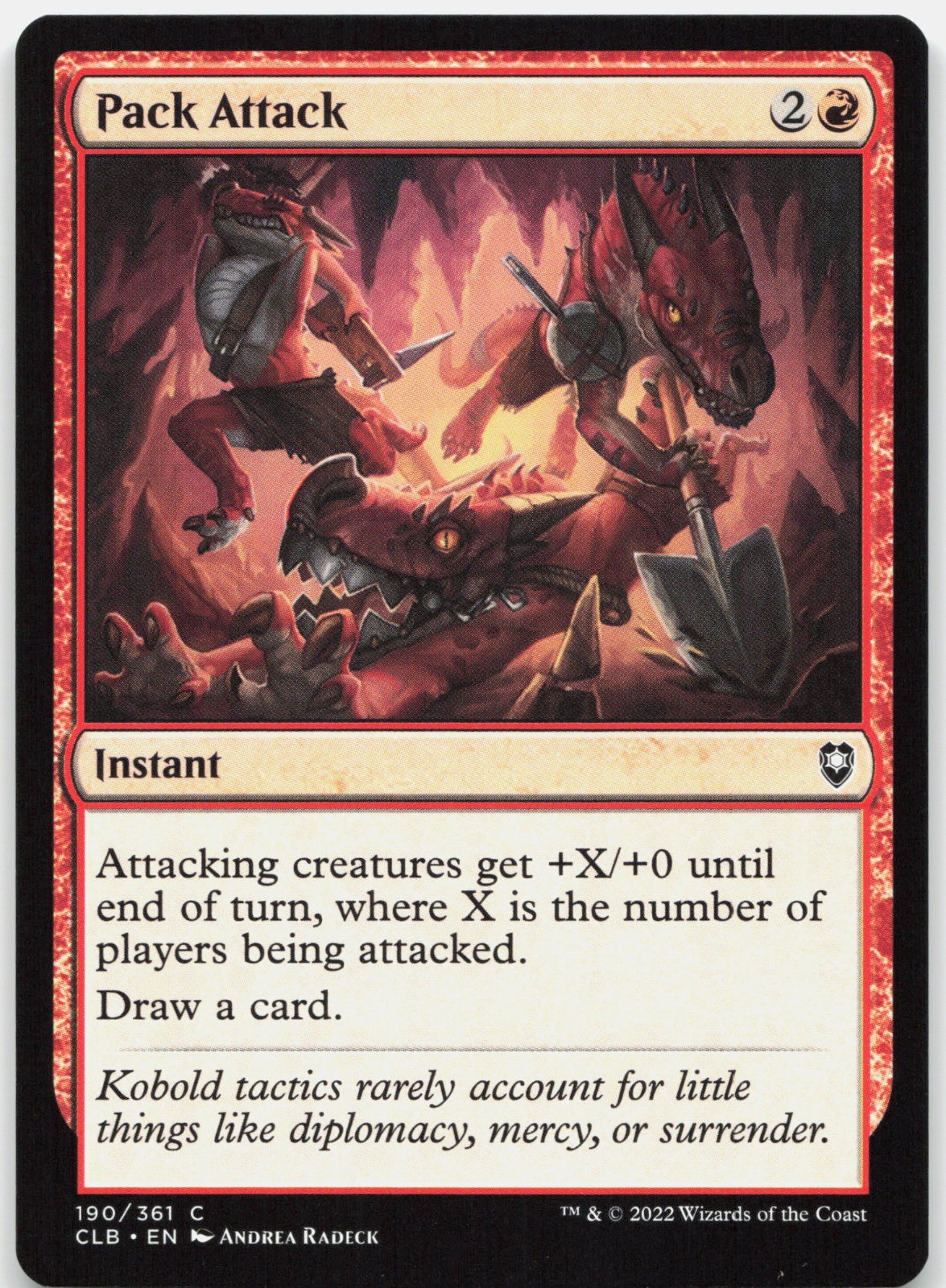 Pack Attack C Commander Legends: Battle for Baldur’s Gate 190 NM Andrea Radeck