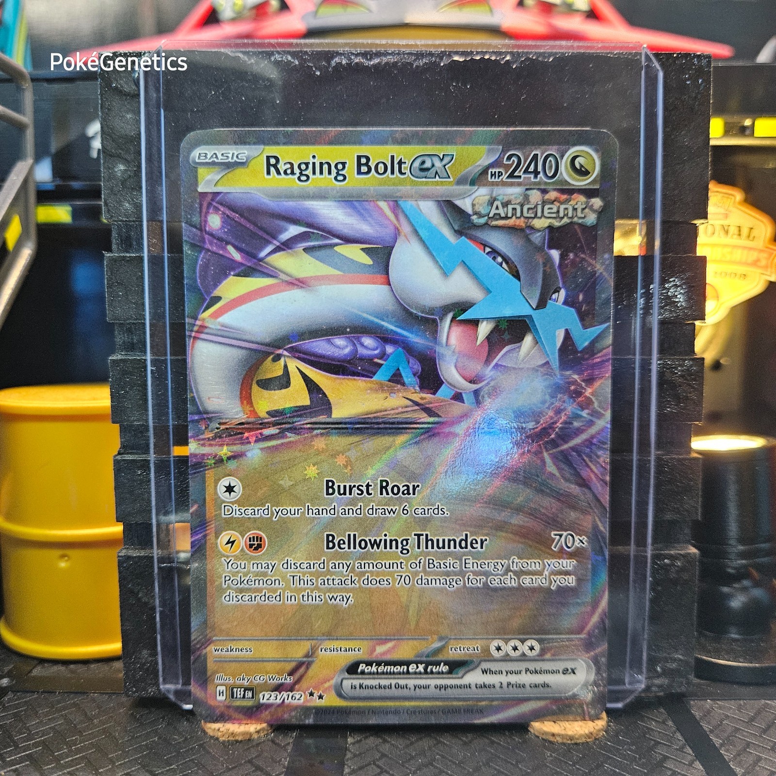 Raging Bolt ex Temporal Forces Ultra Rare Pokémon TCG 123/162 Scarlet & Violet
