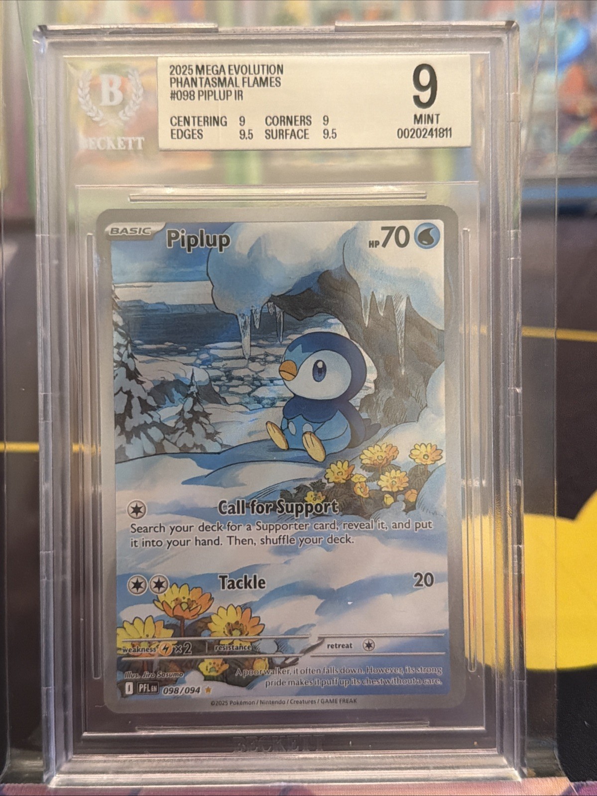 Piplup 098/094 Me02: Phantasmal Flames Holo