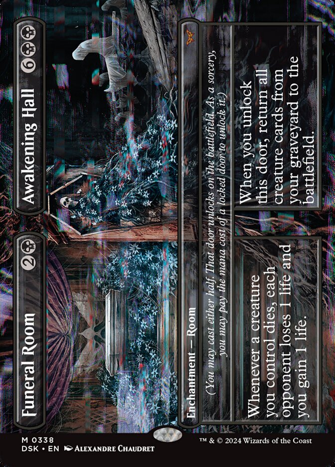 MTG Duskmourn BORDERLESS M Funeral Room // Awakening Hall #0338