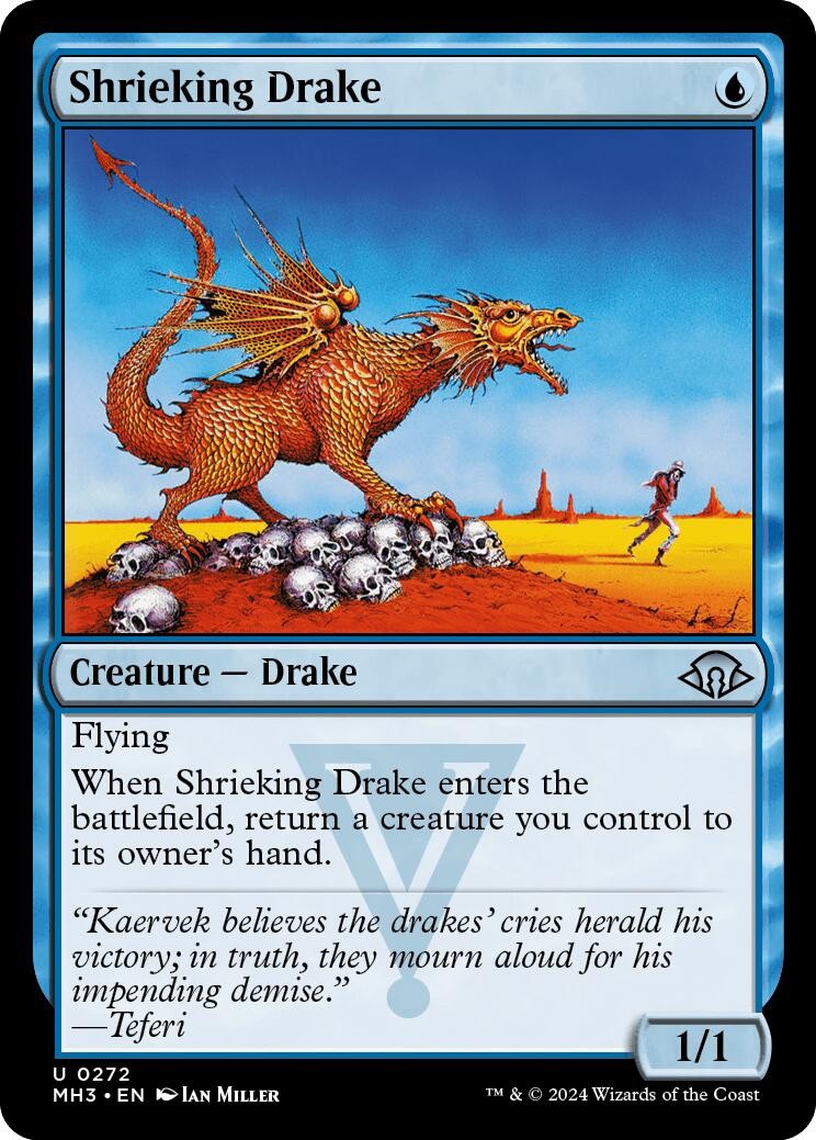 NM – Shrieking Drake [MH3 – 272] Modern Horizons 3
