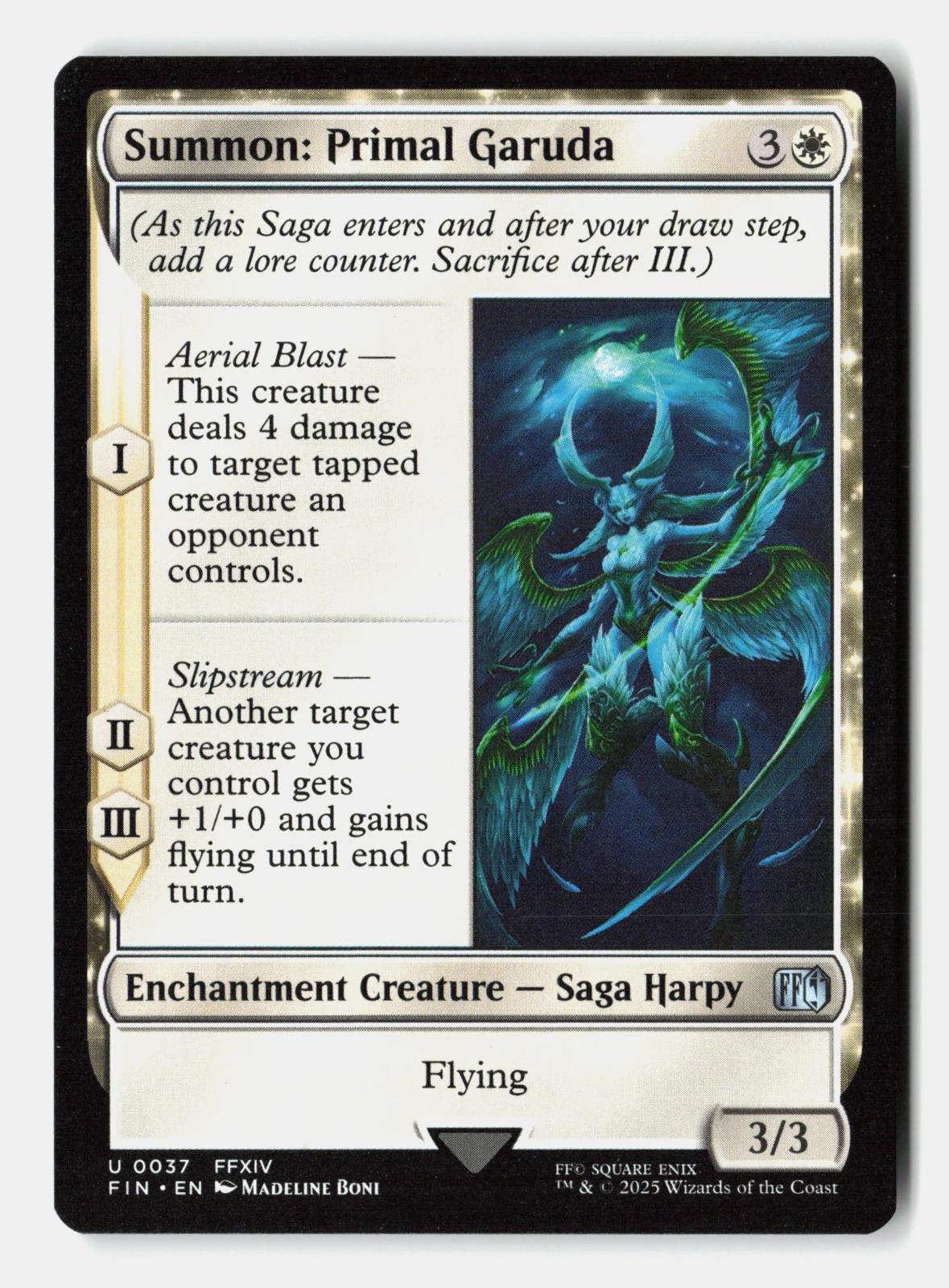 Summon: Primal Garuda 37 Uncommon FINAL FANTASY Magic: The Gathering Near Mint