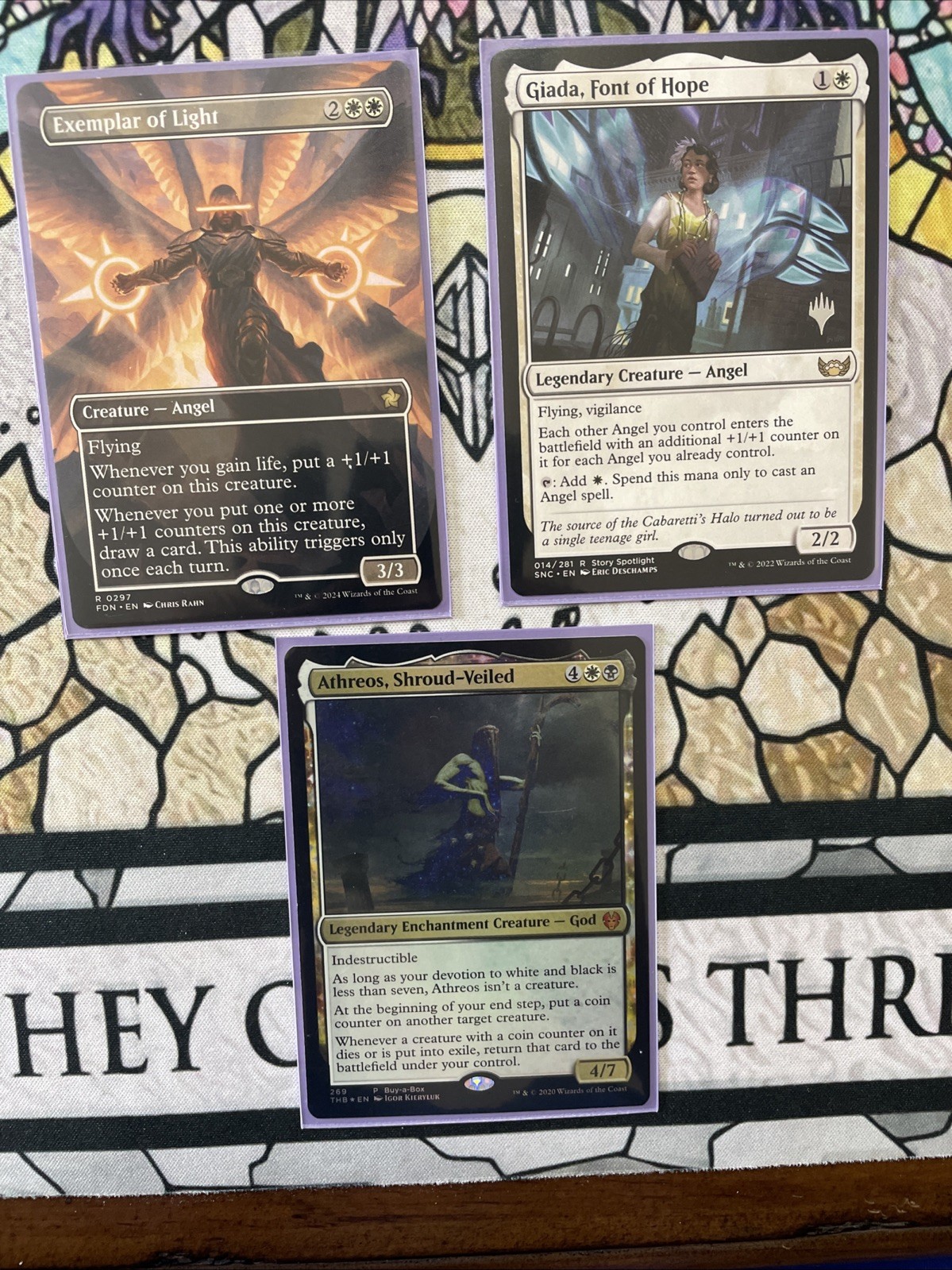 Magic: The Gathering EDH Custom Five Color Angel Themed Commander Deck