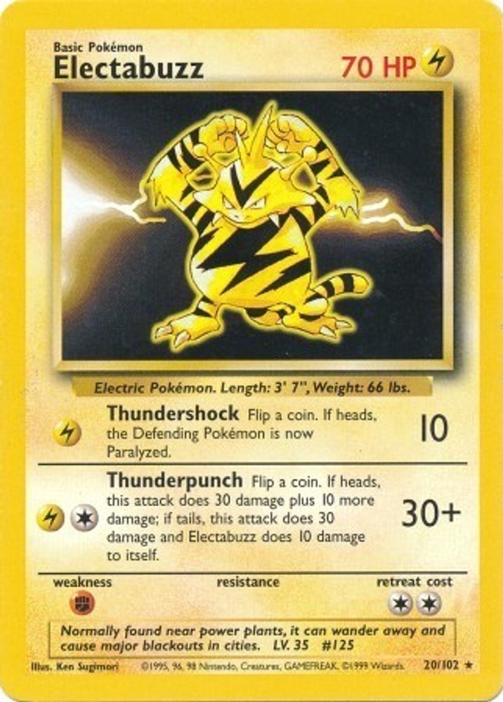 Electabuzz [BS – 020/102MP