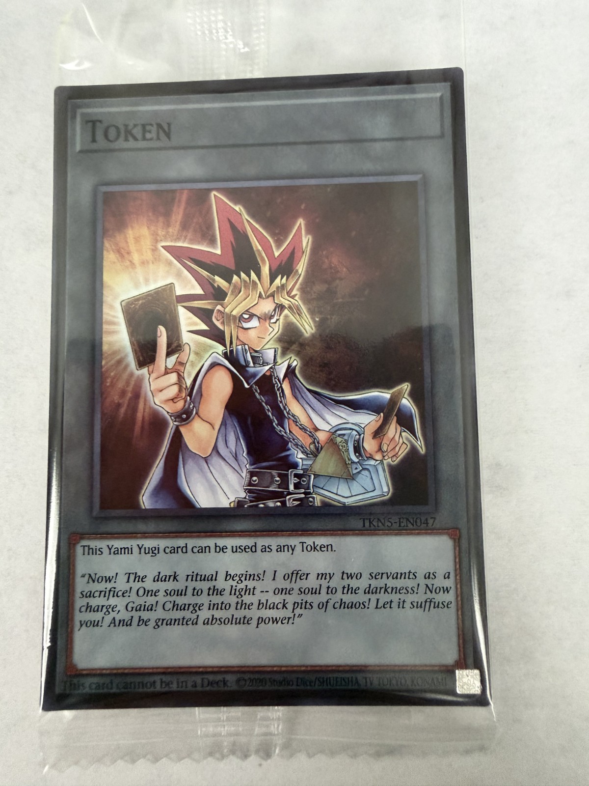 Yu-Gi-Oh! – Yami Yugi Token (SEALED) – Chaos Origins