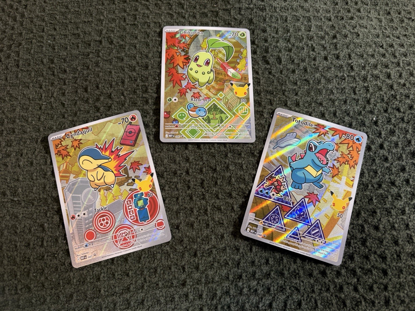 Pokemon First Partner Series 2 Johto Region: Chikorita Cyndaquil Totodile 🔥😳