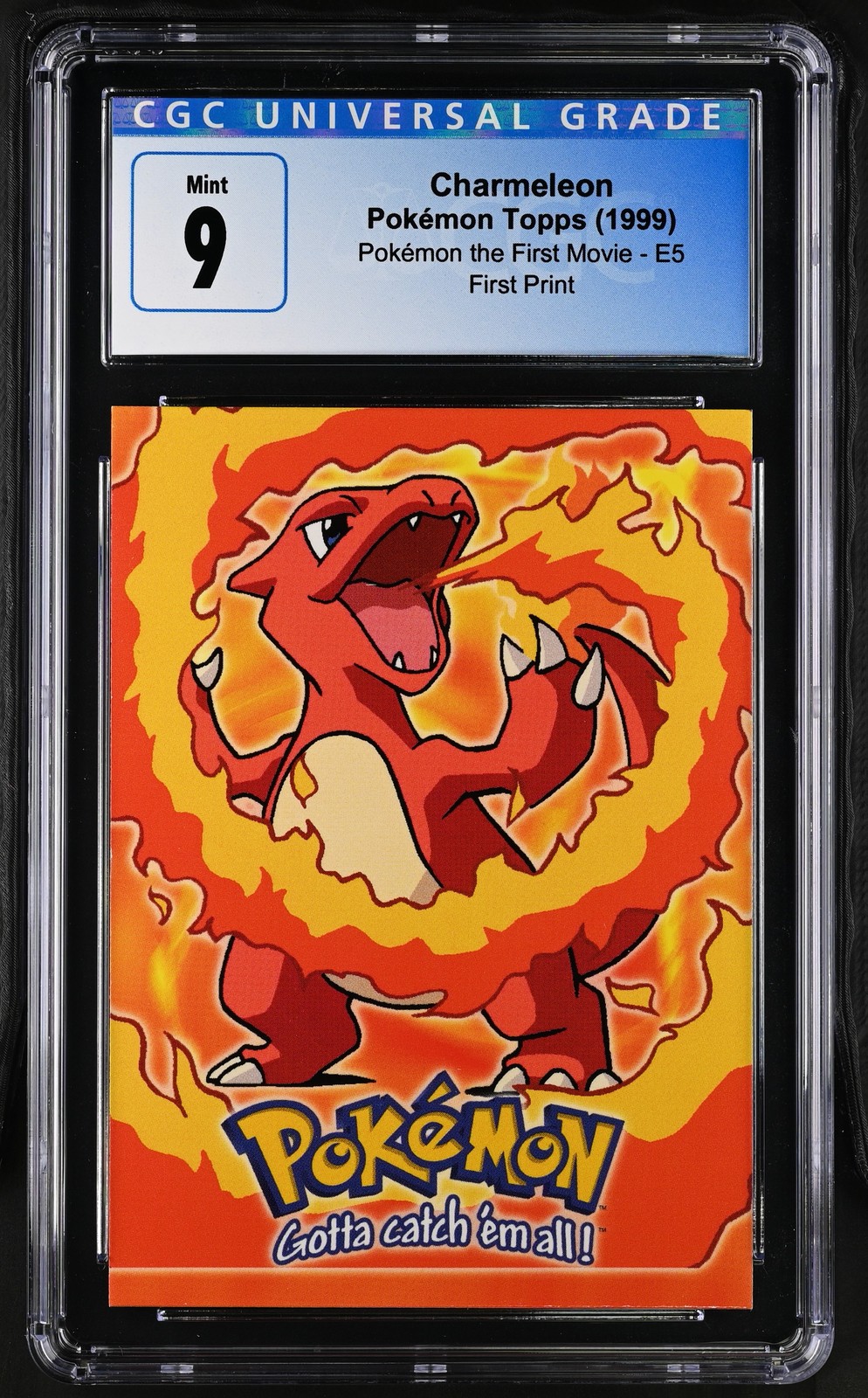1999 Pok^mon the First Movie #E5 Charmeleon CGC 9