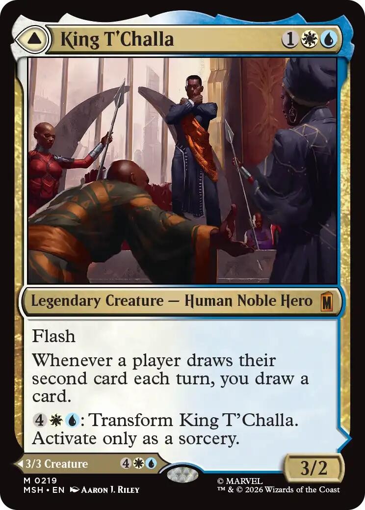 King T’Challa MSH – 219 NM Marvel Super Heroes Magic