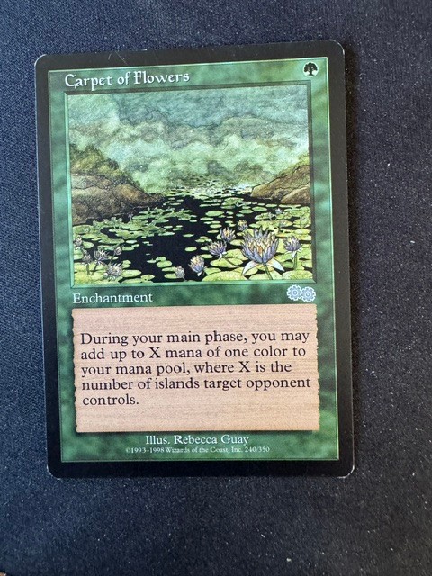 Carpet of Flowers – Urza’s Saga – MTG