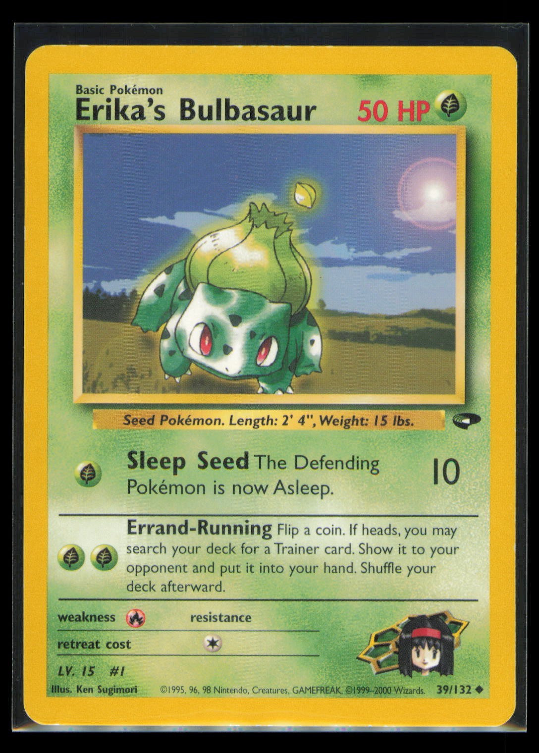 Erika’s Bulbasaur 39/132 Uncommon Regular Gym Challenge MP