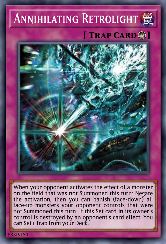 Yugioh! Annihilating Retrolight CORI-EN079 CHAOS ORIGINS PREORDER