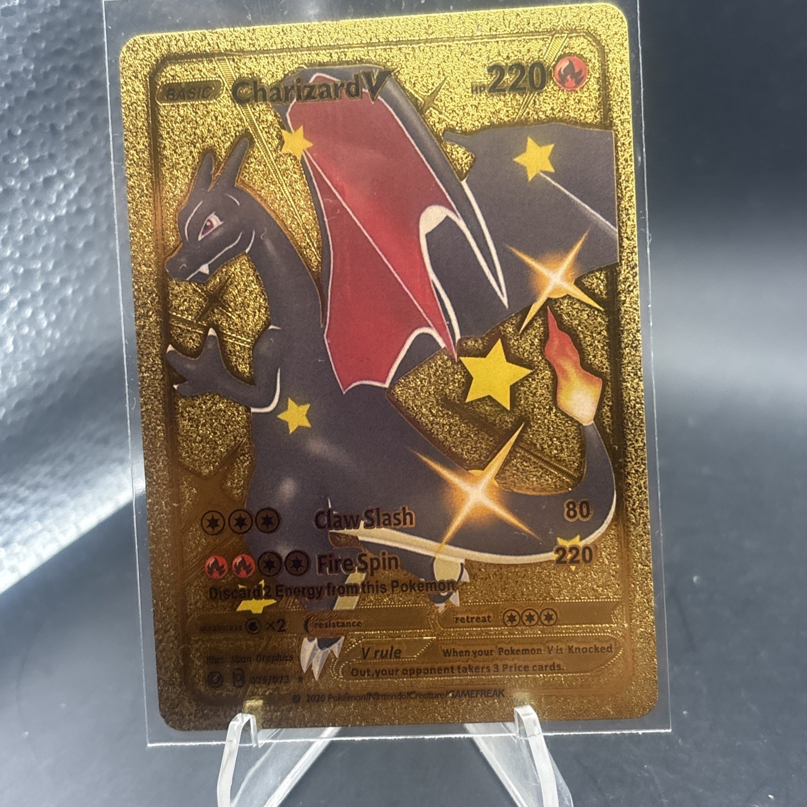 Charizard V (Secret) 79/73 Champions Path Holo