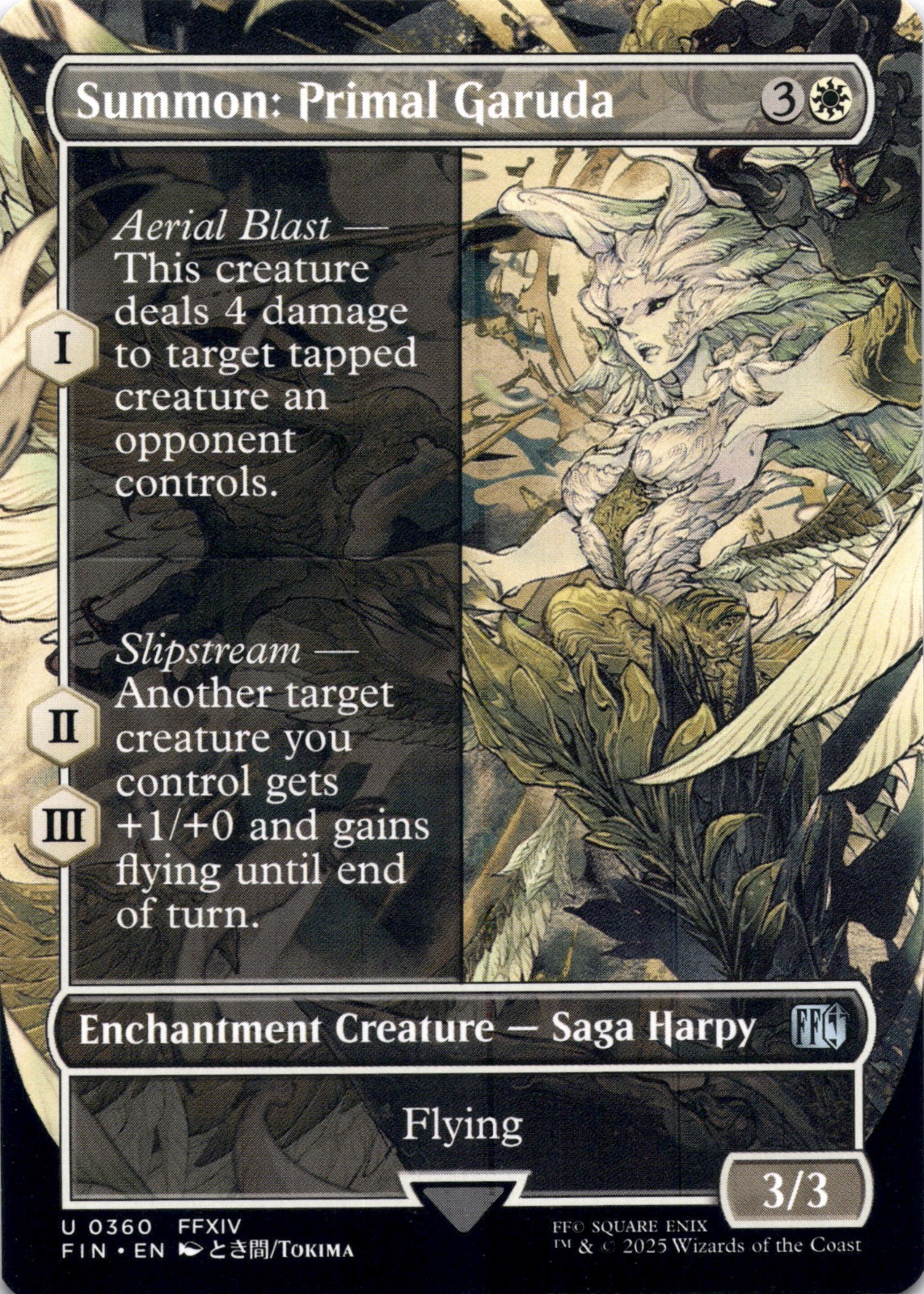 Summon: Primal Garuda (Showcase) – Final Fantasy – Magic MTG NM