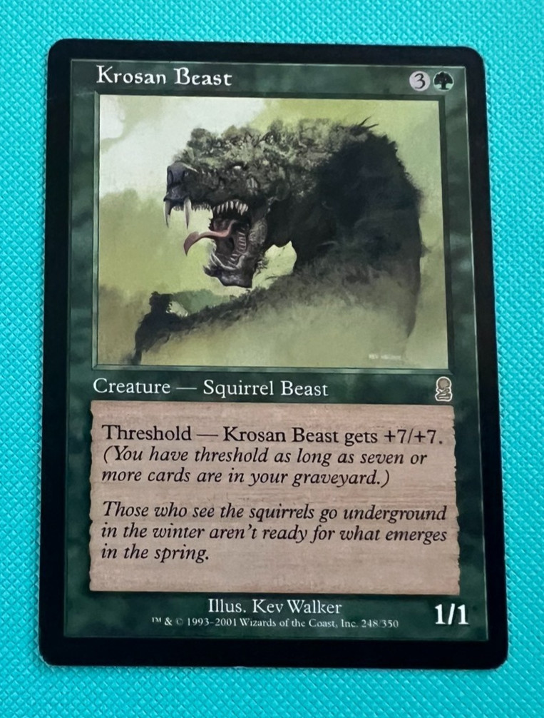 Krosan Beast – Odyssey – MTG – Magic the Gathering