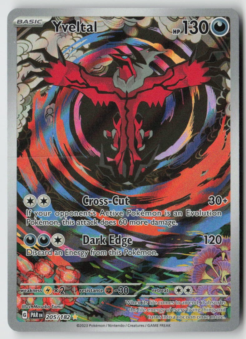 Yveltal – 205/182 – SV04: Paradox Rift Holo – PTCG
