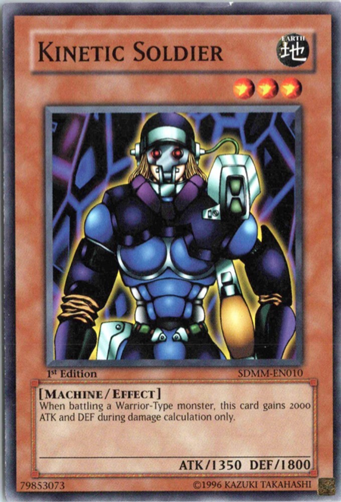 Kinetic Soldier 1st Edition SDMM-EN010 Structure Deck: Machina Mayhem YuGiOh LP