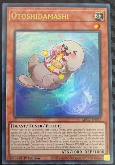 Yugioh – Otoshidamashi MP22-EN074 – Ultra Rare – 1st Ed – NM/M