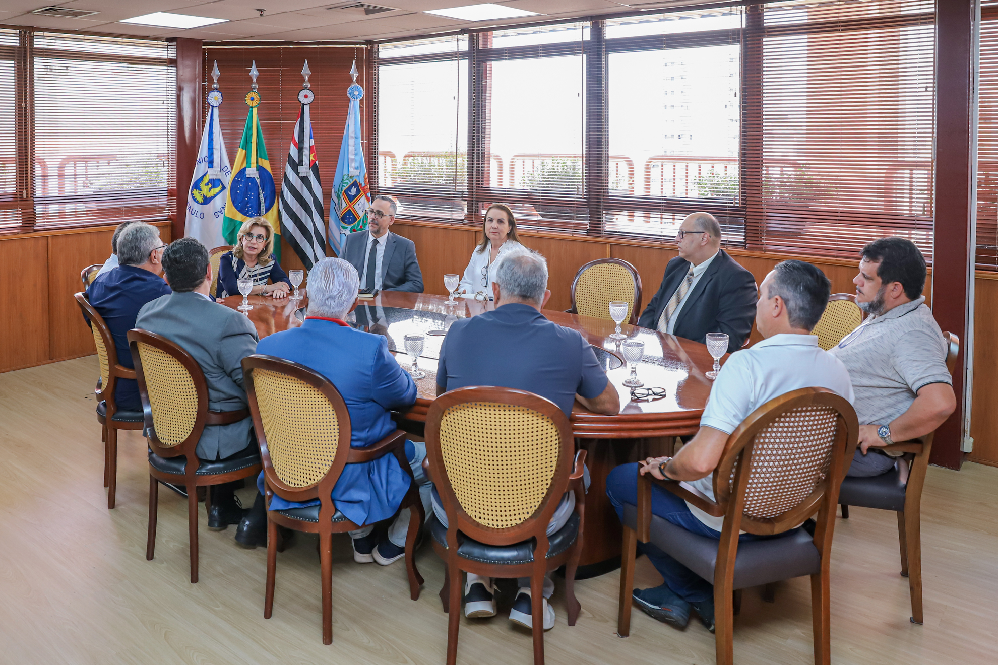Você está visualizando atualmente Presidência do TRT15 recebe visita de representantes da Federação dos Frentistas