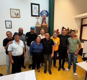 Leia mais sobre o artigo SECRETARIA DE TURISMO E DESENVOLVIMENTO CULTURAL DE GOIANA RECEBE EQUIPE TÉCNICA PARA FORTALECIMENTO DO FUNDO MUNICIPAL DE CULTURA