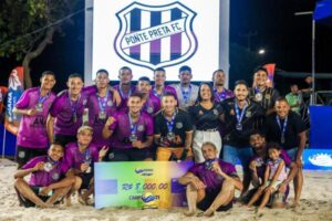 Leia mais sobre o artigo CORINTHIANS CAI NA SEMIFINAL E PONTE PRETA CONQUISTA A COPA GOIANA ELITE DE BEACH SOCCER