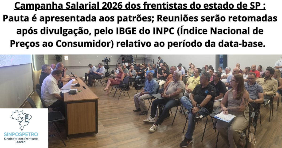 Você está visualizando atualmente Campanha Salarial 2026: Reuniões serão retomadas após divulgação do INPC