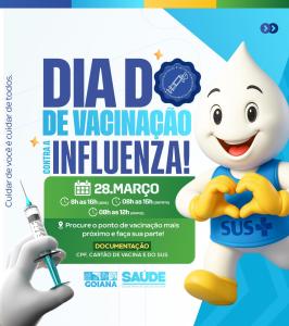Leia mais sobre o artigo GOIANA REALIZA DIA D DE VACINAÇÃO CONTRA A INFLUENZA NESTE 28 DE MARÇO
