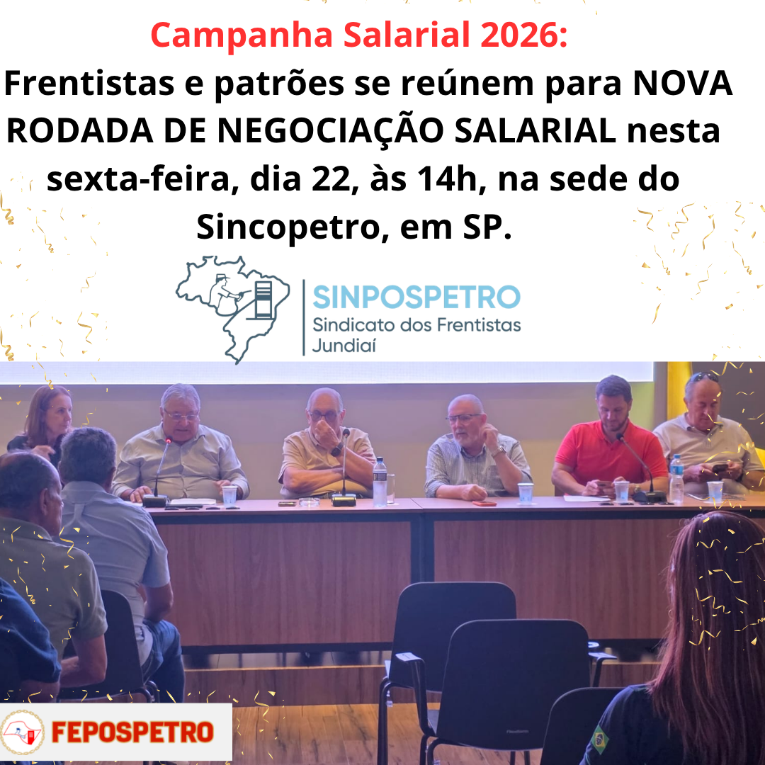 Você está visualizando atualmente Campanha Salarial 2026: Frentistas e patrões voltam a se reunir dia 22/04