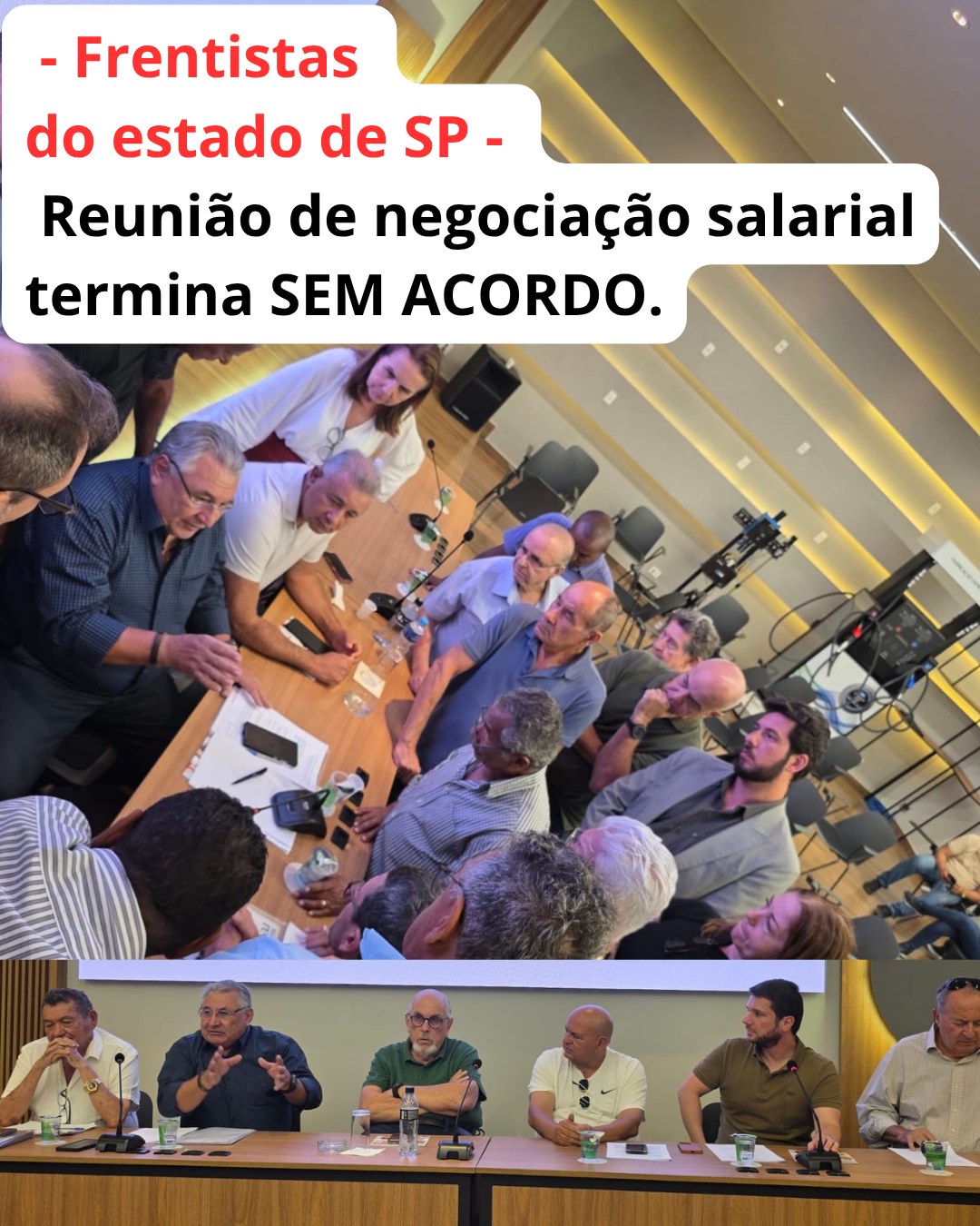 Você está visualizando atualmente Campanha Salarial : 5° rodada de negociação termina sem acordo